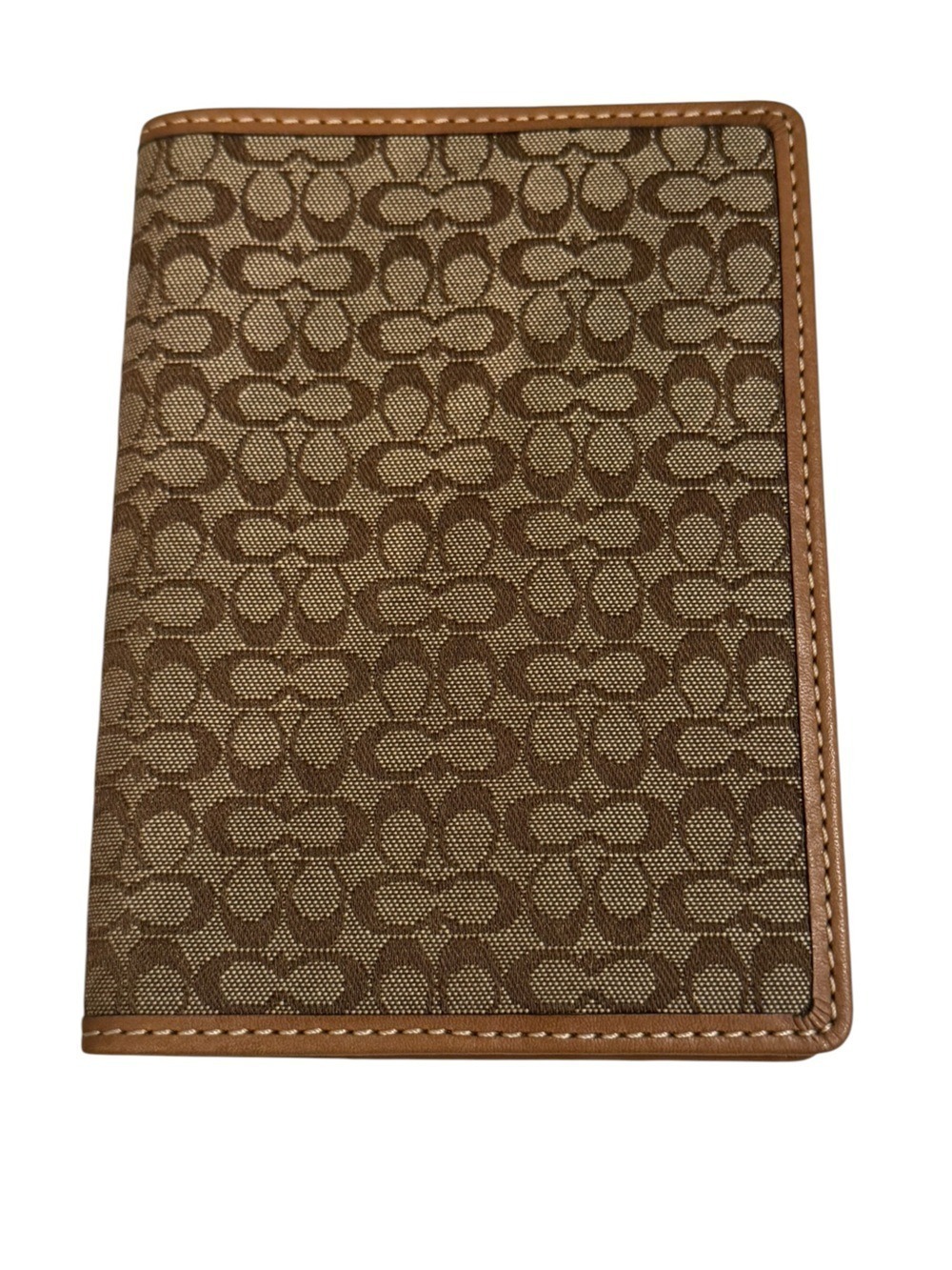 Coach - Vintage Passport Holder - LIKE NEW Brown Mini C Canvas
